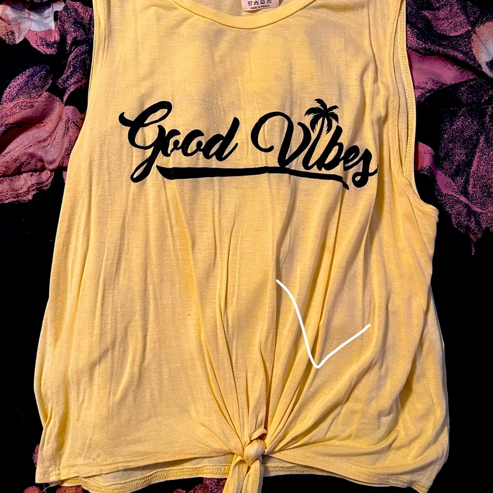 Good vibes muscle tank